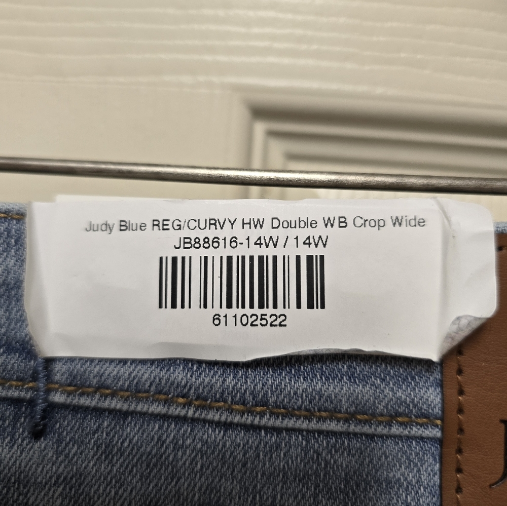 The Oakley from Judy Blue: High-Rise Cooling, Double Waistband NWT Sz14 - Picture 11 of 17